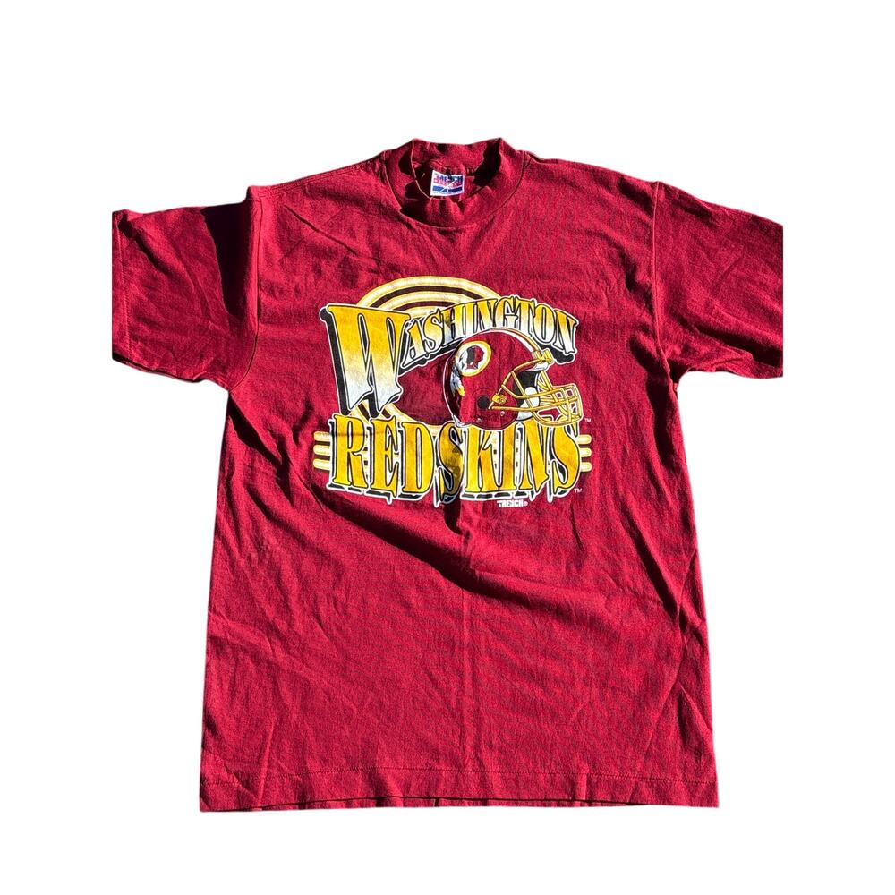 Vintage 90s trench ultra Washington Redskins shirt, large USA made dead stock